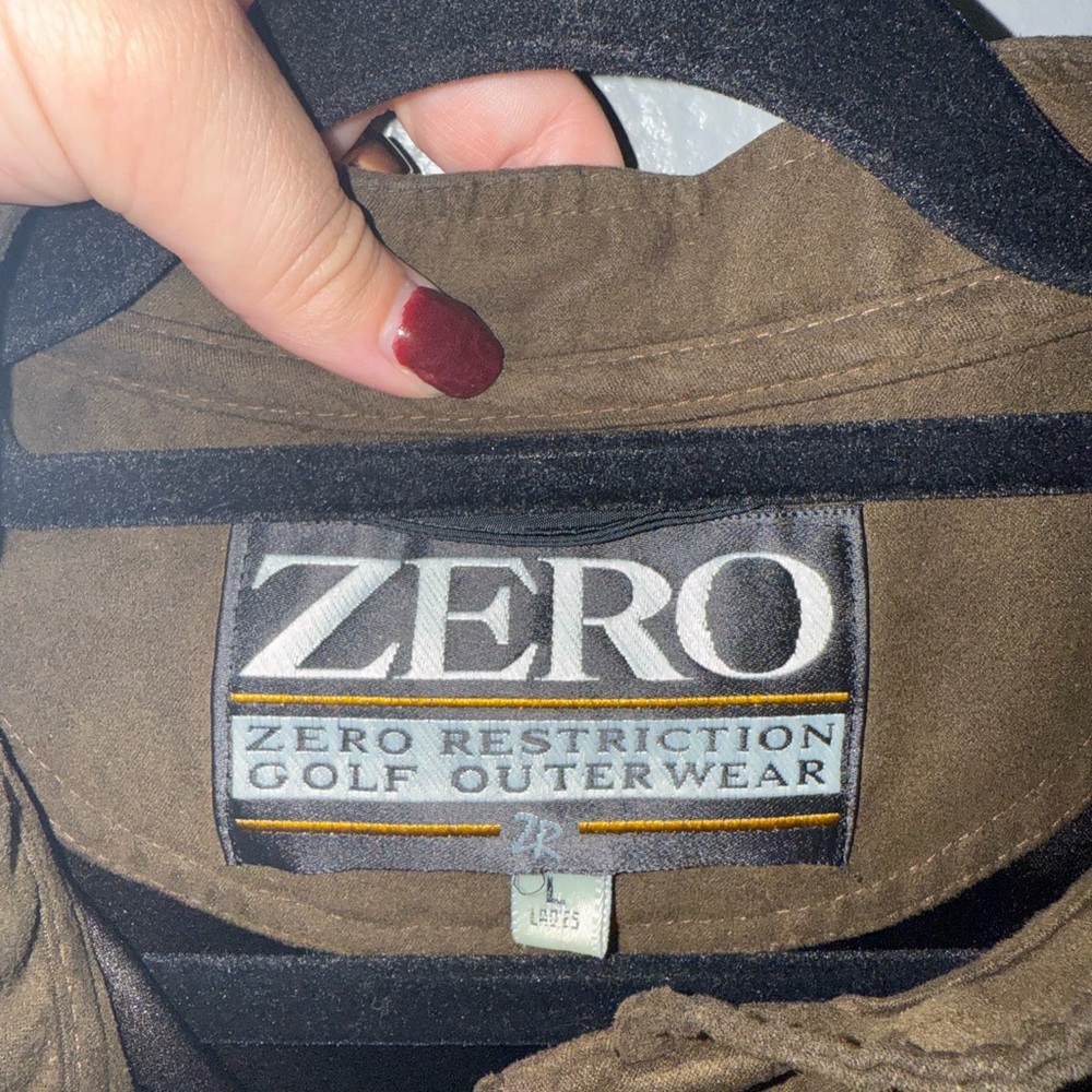 Zero Restriction Suede Golf Vest - image 8